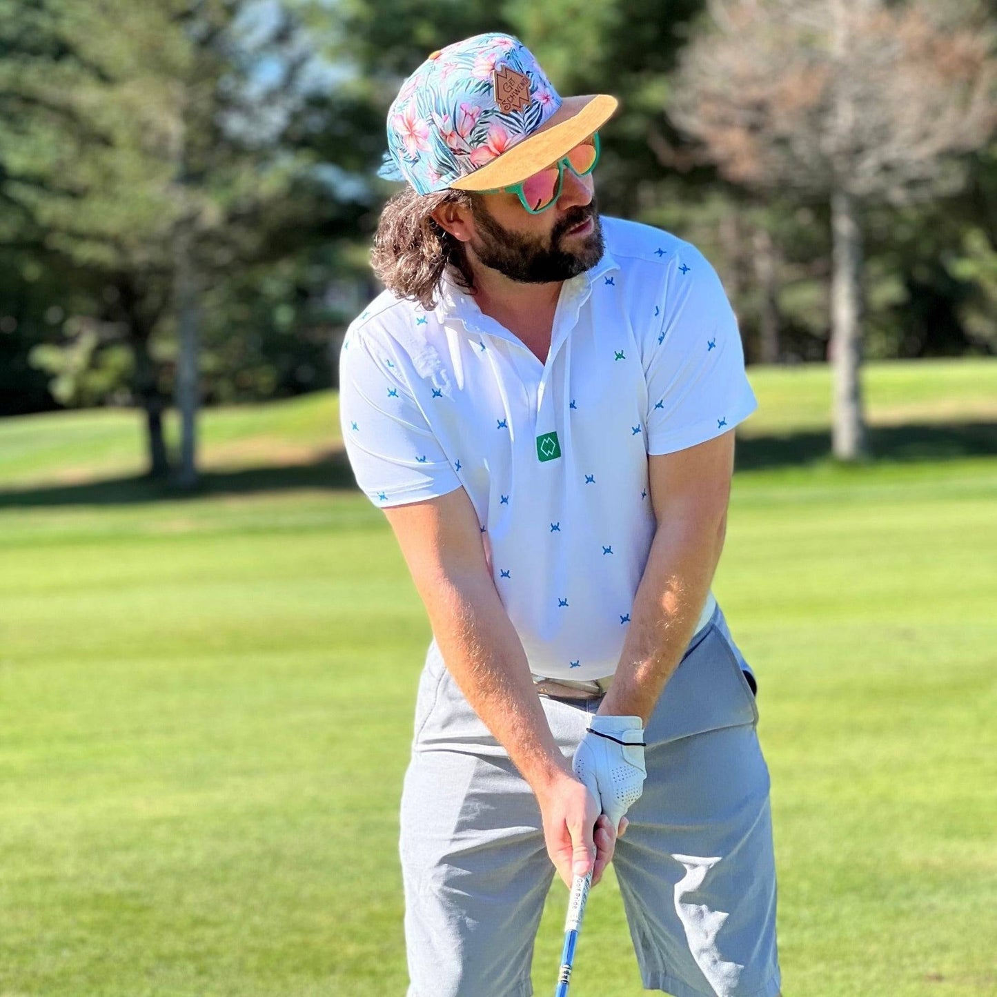 Waterville Valley Critter Men's Performance Polo